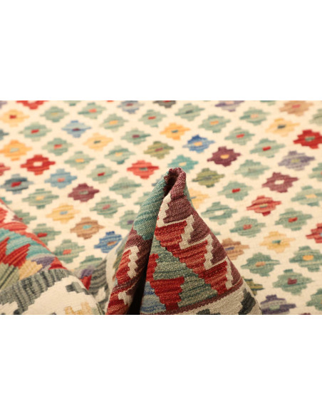 Kilim 178x228 Cm Kilim Afghanistan Hand-carded Wool Cotton