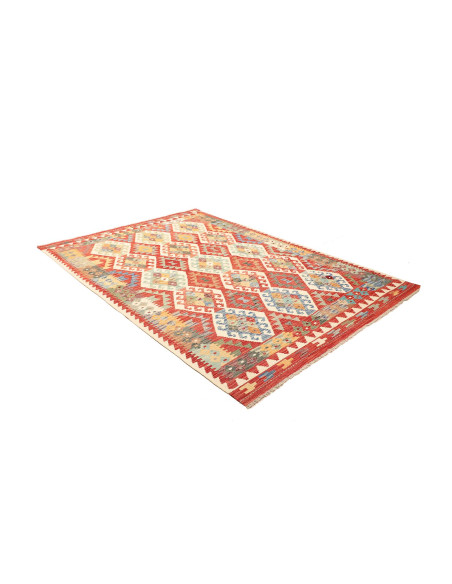 Kilim 176x248 Cm Kilim Afghanistan, Hand-carded Wool, Cotton