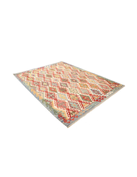 Kilim 181x237 Cm Kilim Afghanistan Lana Cardata A Mano