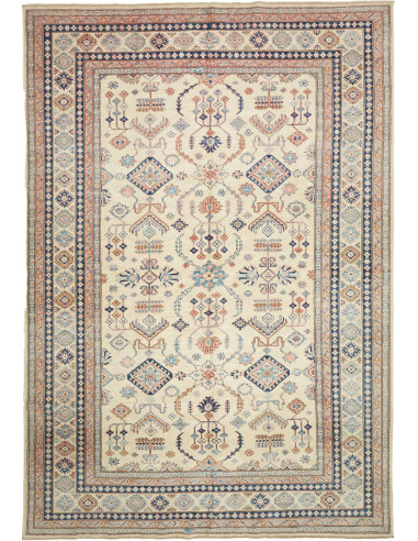 Tappeto Kazak Fine Pakistan beige giallo 204x295
