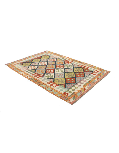 Kilim 125x184 Cm Kilim Afghanistan Hand-carded Wool warp: