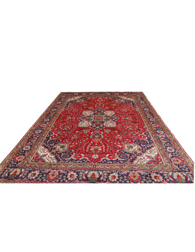 Tabriz 260x336 Cm Tabriz, Persia, Hand-carded Wool (warp: