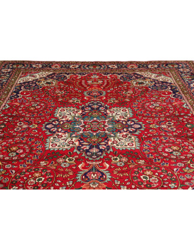 Tabriz 260x336 Cm Tabriz, Persia, Hand-carded Wool (warp: