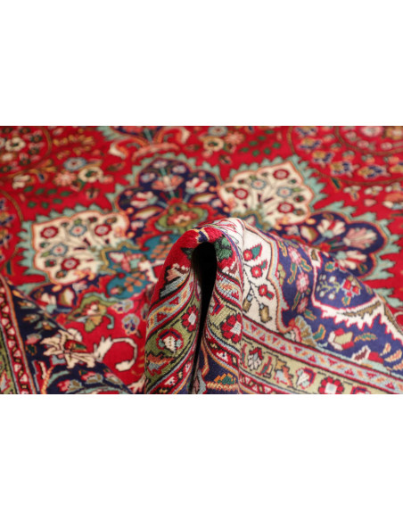 Tabriz 260x336 Cm Tabriz, Persia, Hand-carded Wool (warp: