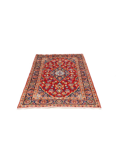 Kashan Fine 98x146 Cm Kashan Fine, Persia, Hand-carded Wool