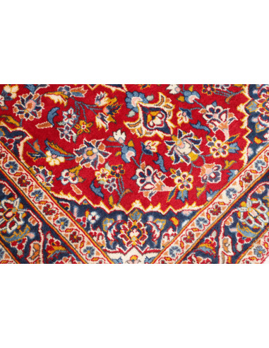 Kashan Fine 98x146 Cm Kashan Fine, Persia, Hand-carded Wool