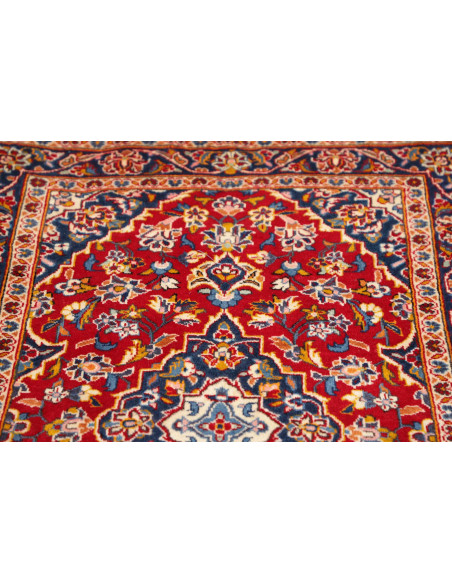 Kashan Fine 98x146 Cm Kashan Fine, Persia, Hand-carded Wool