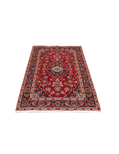Kashan Fine 98x153 Cm Kashan Fine, Persia, Hand-carded Wool