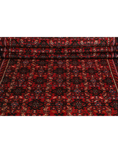 Hamadan 120x510 Cm Hamadan, Persia, Lana Cardata A Mano,