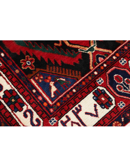 Hamadan 102x477 Cm Hamadan, Persia, Lana Cardata A Mano
