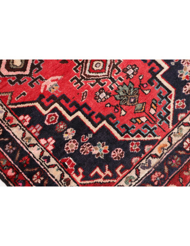 Hamadan 103x425 Cm Hamadan Persia Hand-carded Wool Cotton