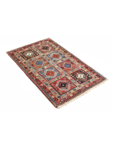 Tappeto Yalameh Persia marrone grigio 78x132