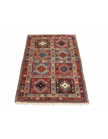 Tappeto Yalameh Persia marrone grigio 78x132