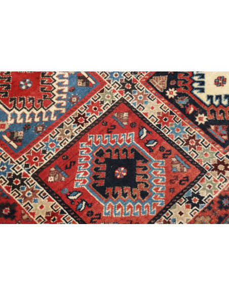 Tappeto Yalameh Persia marrone grigio 78x132