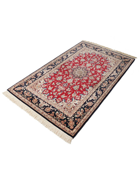 Rug Isfahan Persia beige grey 108x174