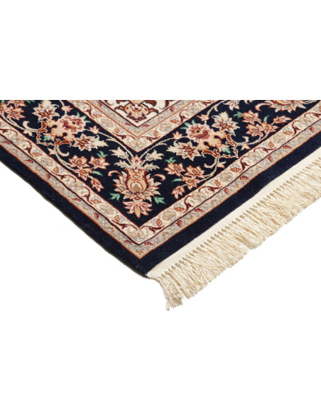 Rug Isfahan Persia beige grey 108x174