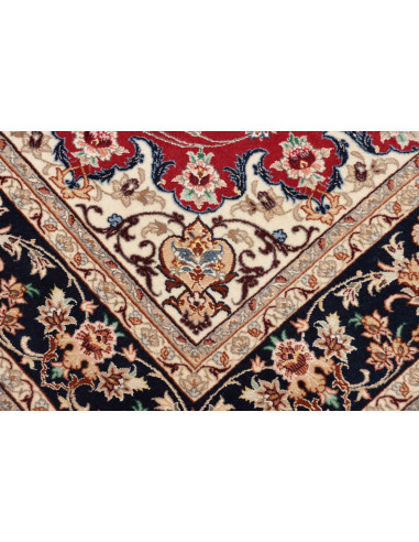 Rug Isfahan Persia beige grey 108x174