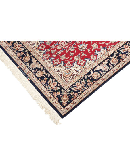 Rug Isfahan Persia beige grey 108x174