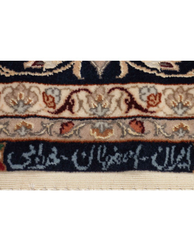 Rug Isfahan Persia beige grey 108x174