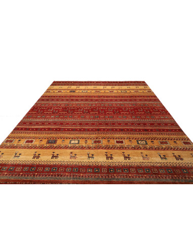 Tappeto Siva Pakistan 275x360 Rosso Ocra