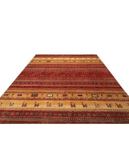 Tappeto Siva Pakistan 275x360 Rosso Ocra