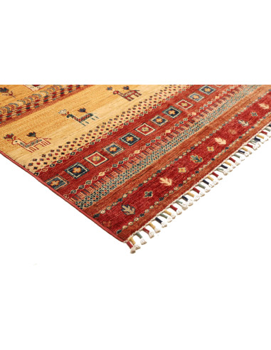 Tappeto Siva Pakistan 275x360 Rosso Ocra
