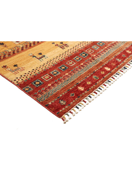 Tappeto Siva Pakistan 275x360 Rosso Ocra