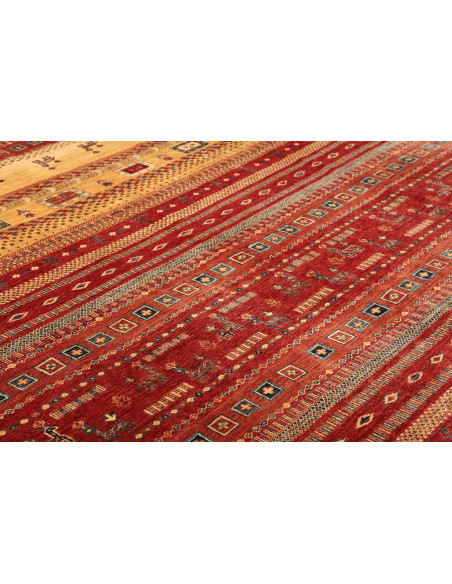 Tappeto Siva Pakistan 275x360 Rosso Ocra