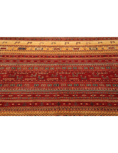 Tappeto Siva Pakistan 275x360 Rosso Ocra