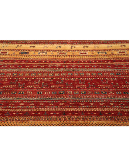 Tappeto Siva Pakistan 275x360 Rosso Ocra