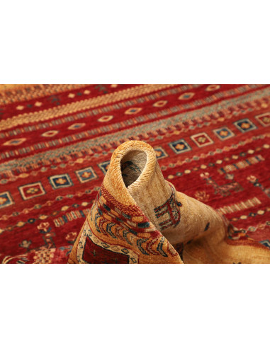 Tappeto Siva Pakistan 275x360 Rosso Ocra