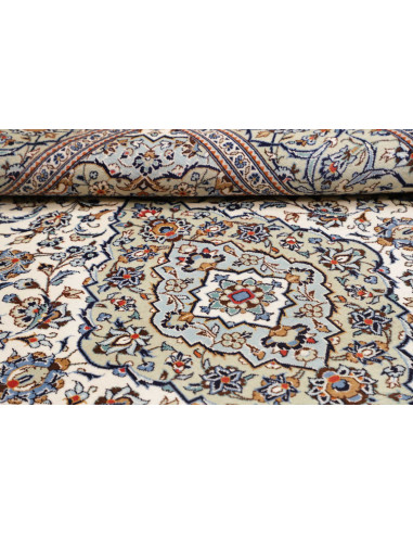 Kashan 195x287 Cm Kashan, Persia, Hand-carded Wool (warp: