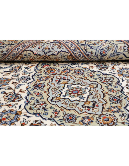 Kashan 195x287 Cm Kashan, Persia, Hand-carded Wool (warp: