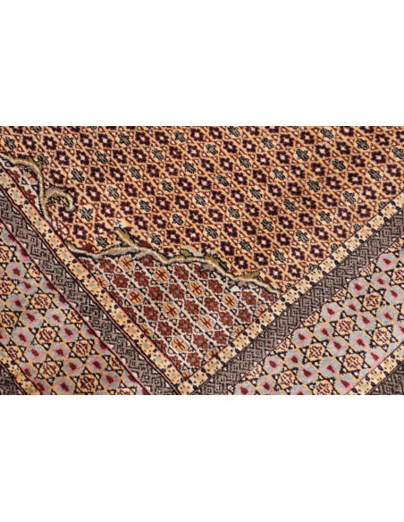 Moud 142x213 Cm Moud Persia Hand-carded Wool (warp: Cotton)