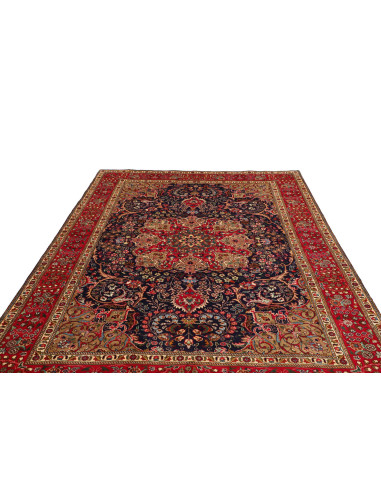 Tabriz 205x300 Cm Tabriz Persia Hand-carded Wool (cotton