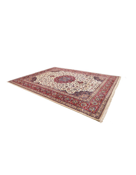 Rug Mashad Persia beige sky blue 300x385