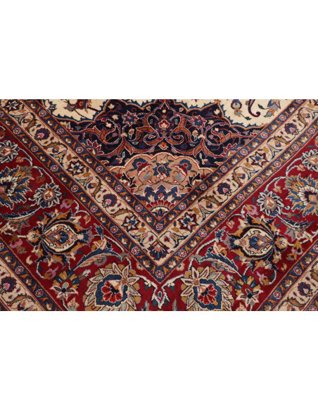 Rug Mashad Persia beige sky blue 300x385