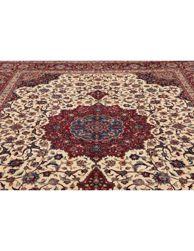 Rug Mashad Persia beige sky blue 300x385