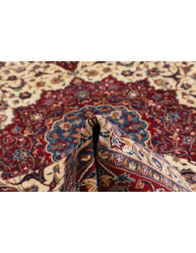 Tappeto Mashad Persia beige azzurro 300x385