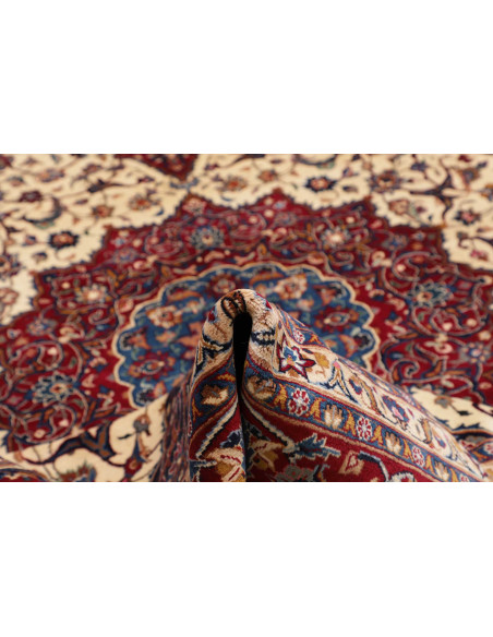 Rug Mashad Persia beige sky blue 300x385