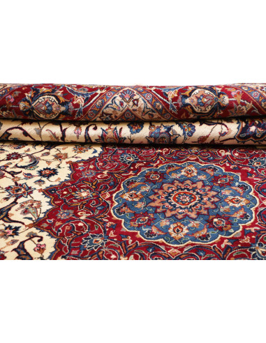 Rug Mashad Persia beige sky blue 300x385