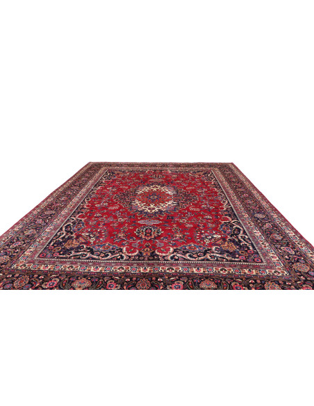 Rug Mashad Persia brown grey 318x408