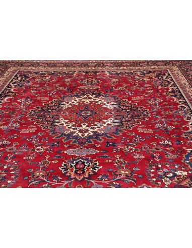 Rug Mashad Persia brown grey 318x408