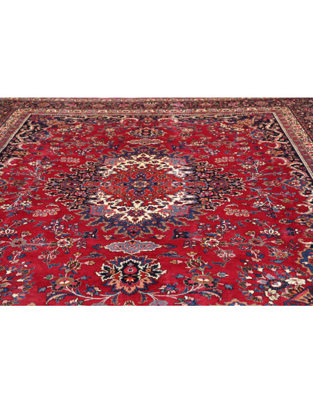 Rug Mashad Persia brown grey 318x408