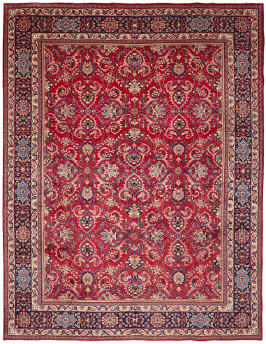 Rug Mashad Persia brown yellow 298x393