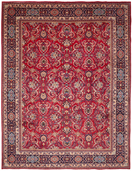 Rug Mashad Persia brown yellow 298x393