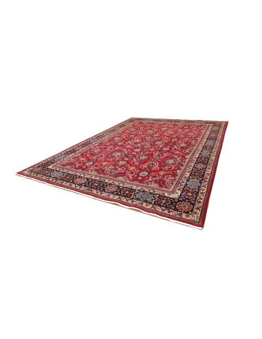 Rug Mashad Persia brown yellow 298x393