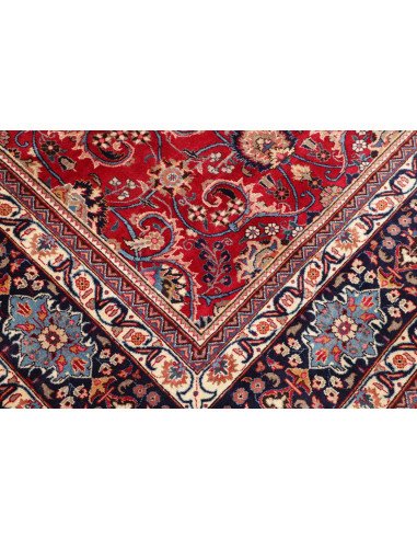 Rug Mashad Persia brown yellow 298x393