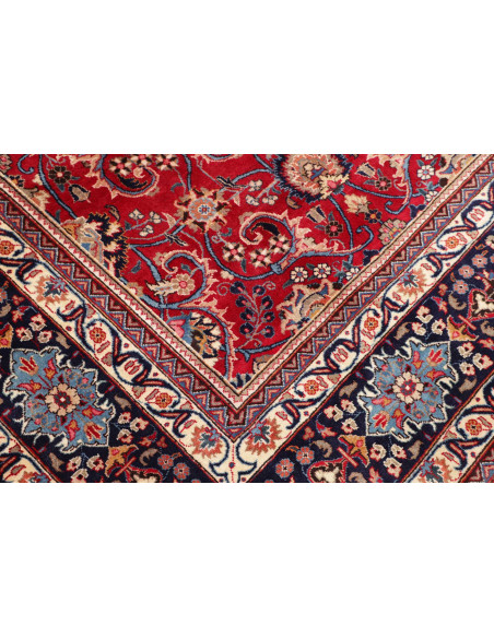 Rug Mashad Persia brown yellow 298x393