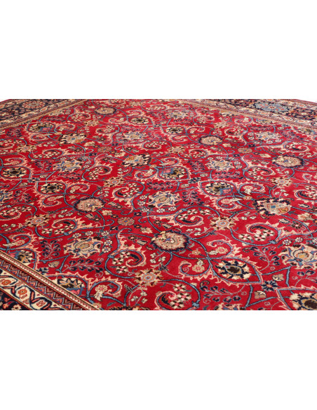 Rug Mashad Persia brown yellow 298x393